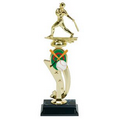 Baseball, Male - Color Scene Participation Trophies 13" Tall